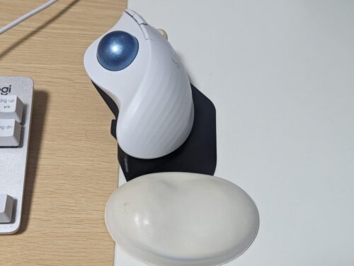 【肩こり】トラックボールマウス改造計画【デジ基地 M575トラックボール用 傾斜スタンド】